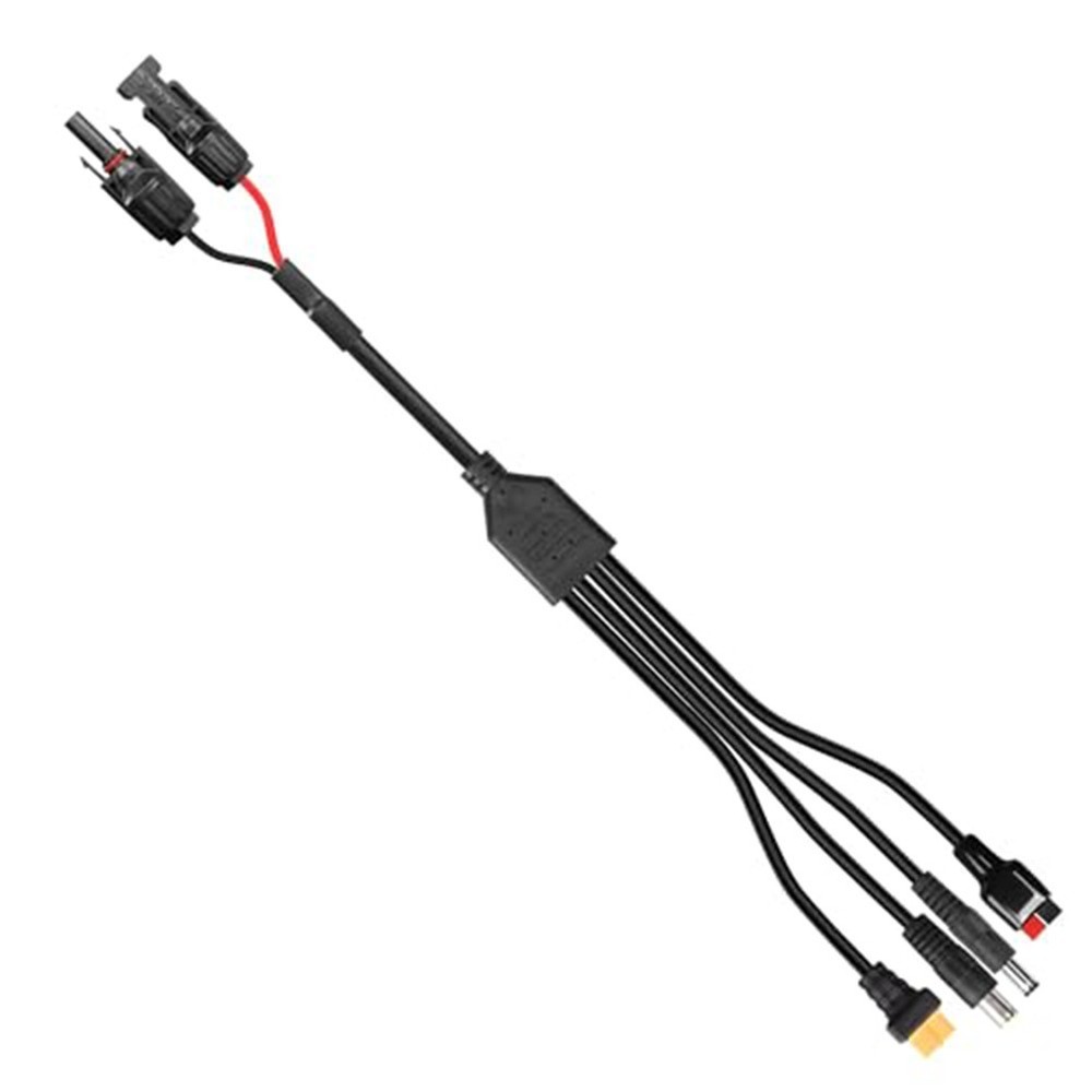 Solar Charging Cable 4in1 Compatible with Various Solar Panel Power Outputs