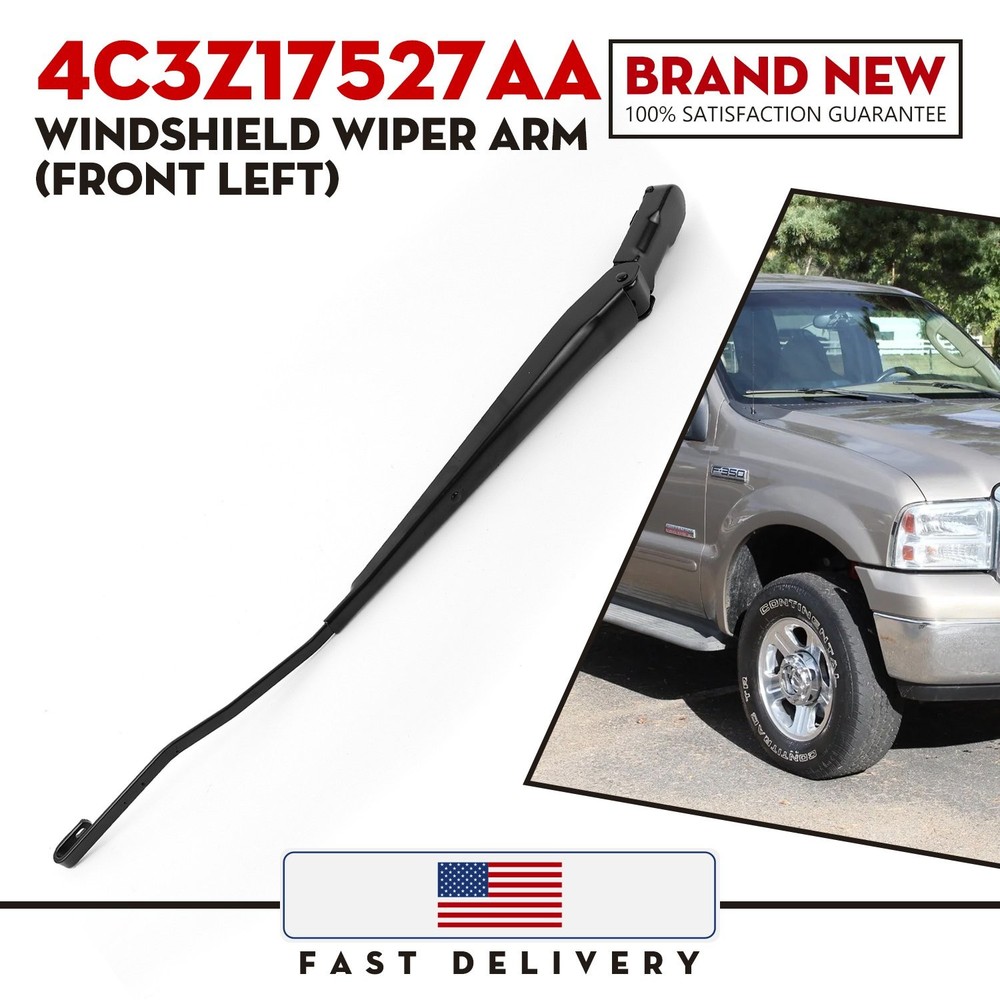 Direct Replacement Wiper Arm 4C3Z17527AA for Ford Left Driver Windshield Side