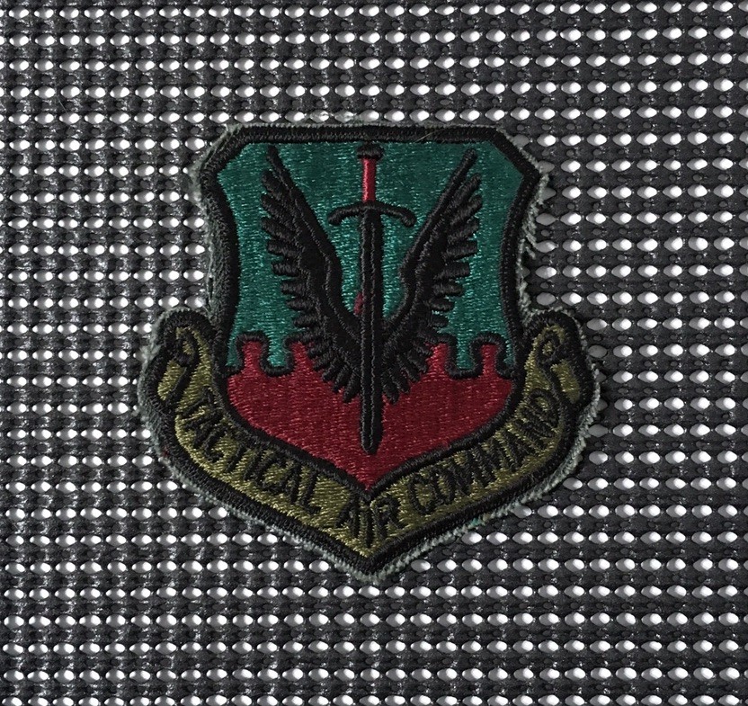 US Air Force TACTICAL AIR COMMAND Subdued Squadron Patch USAF
