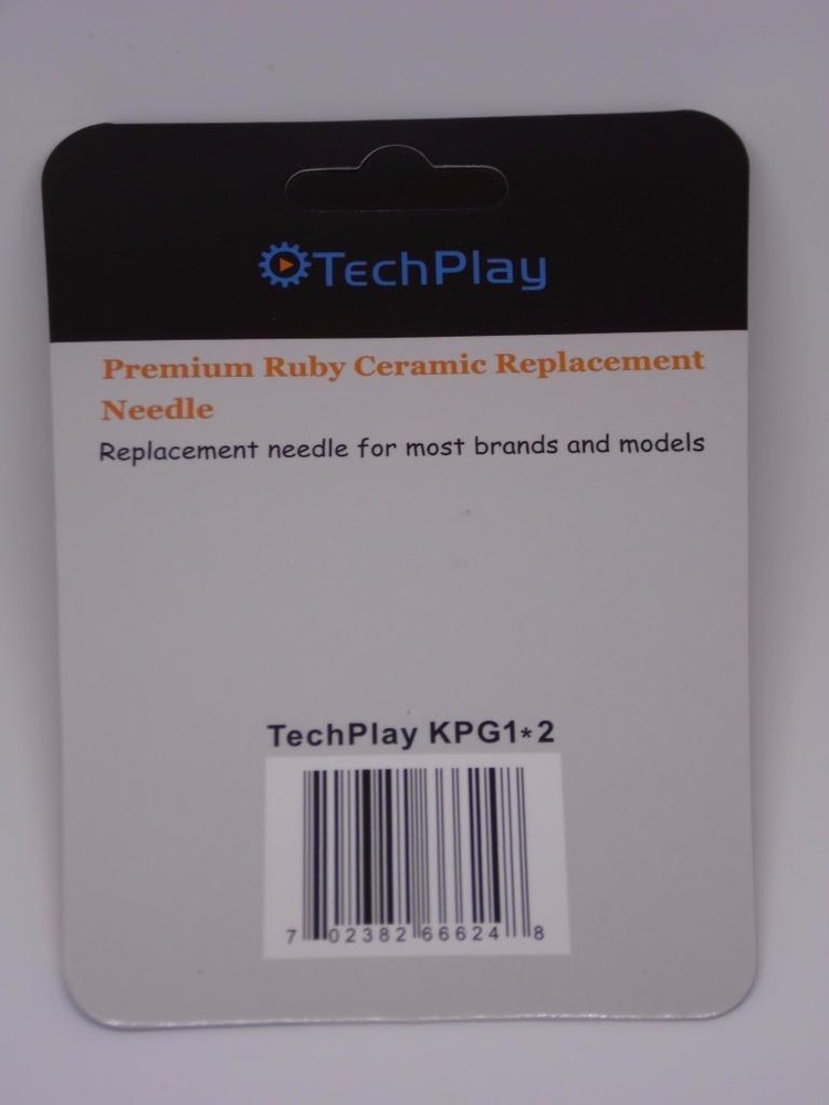 TECHPLAY KPG1 RECORD PLAYER NEEDLE TURNTABLE STYLUS CROSLEY JENSEN TEAC 2-PACK