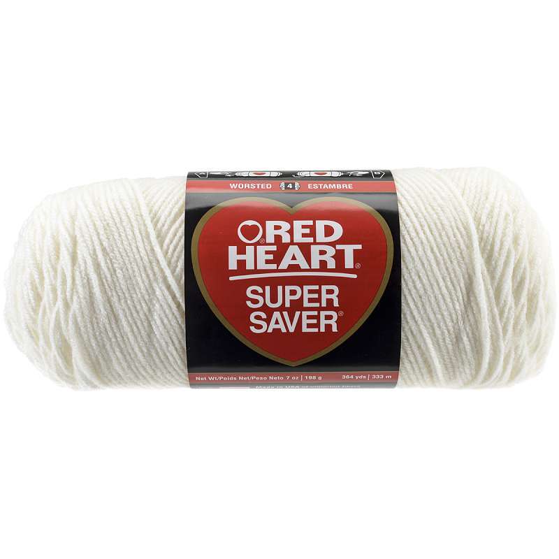 Red Heart Super Saver Yarn Soft White