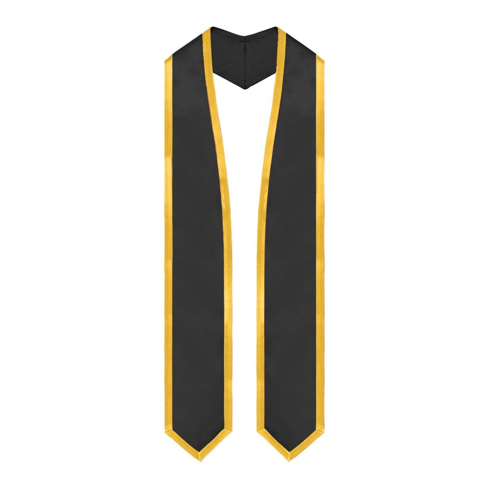 Endea Graduation Black/Gold Plain with Trim Color & Classic End