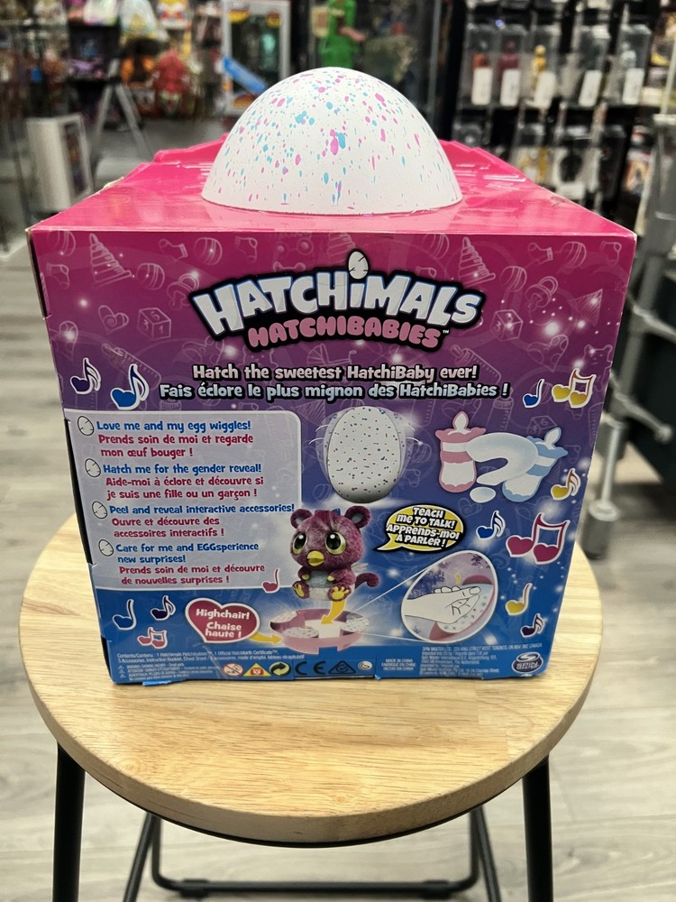 New Hatchimals, HatchiBabies, Hatching Egg with Interactive Toy Age 5+