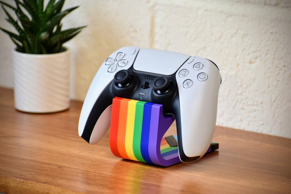 Pride Controller Stand - 3D Printed
