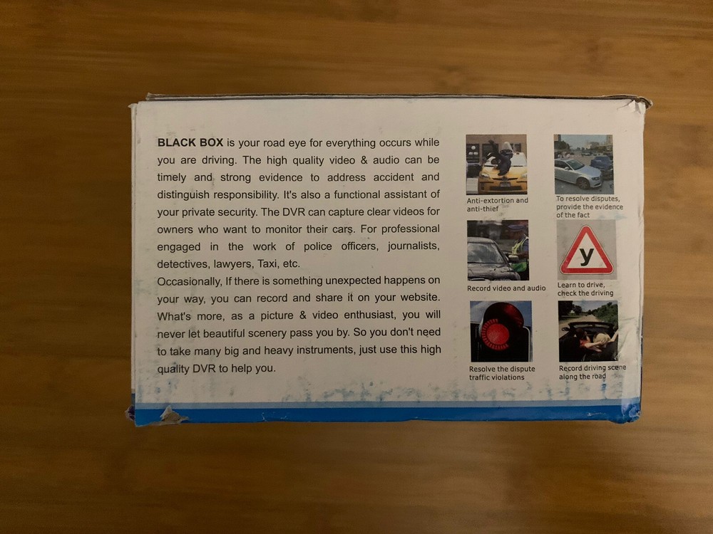 Unbranded HD Vehicle Blackbox DVR