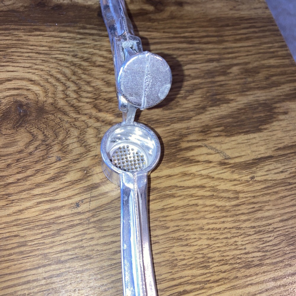 Vintage Aluminum Unbranded Garlic Press -