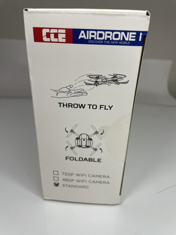 CCE Mini Folding Drone UAV with Altitude Hold, Flips, Headless Mode, 2 Batteries