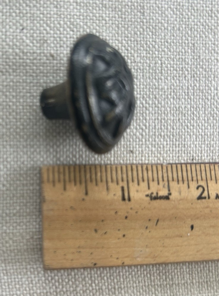 Set of 24 Black Iron Knobs