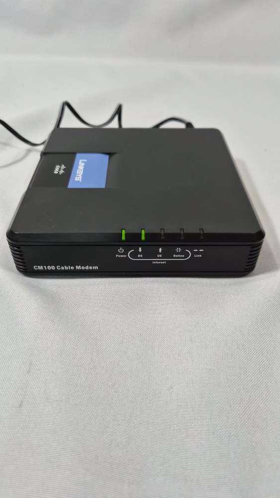 Linksys Cisco - CM100 Internet Cable Modem USB Ethernet 100 Mbps - Tested