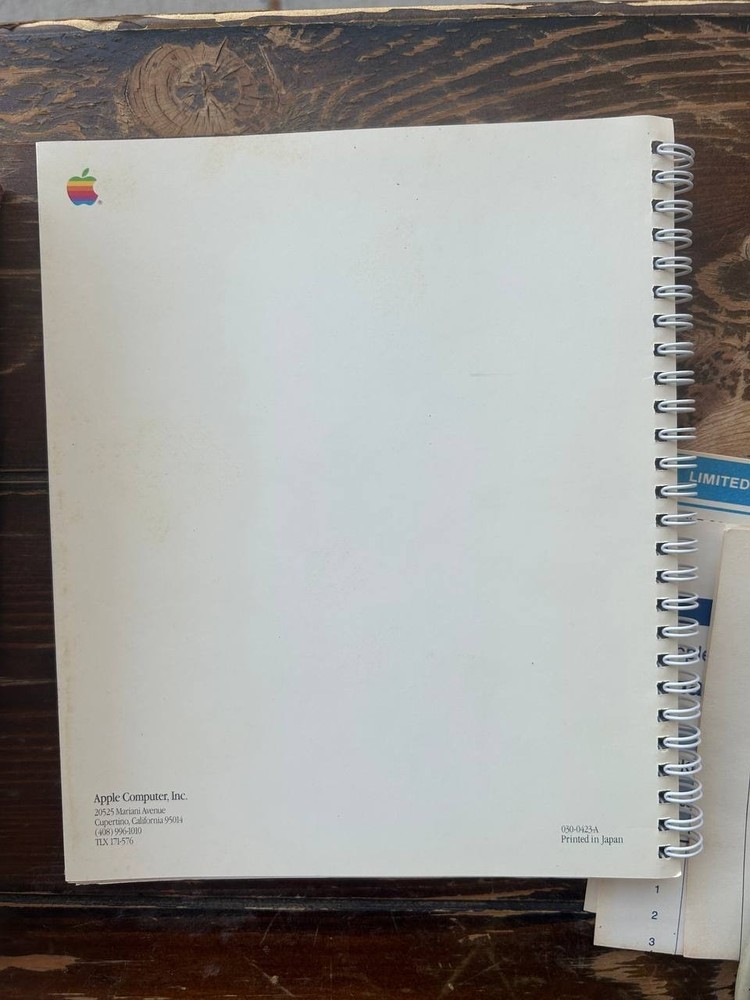 Apple ImageWriter II Accessory Kit w/ Manuals, Cables & Diskware Vintage