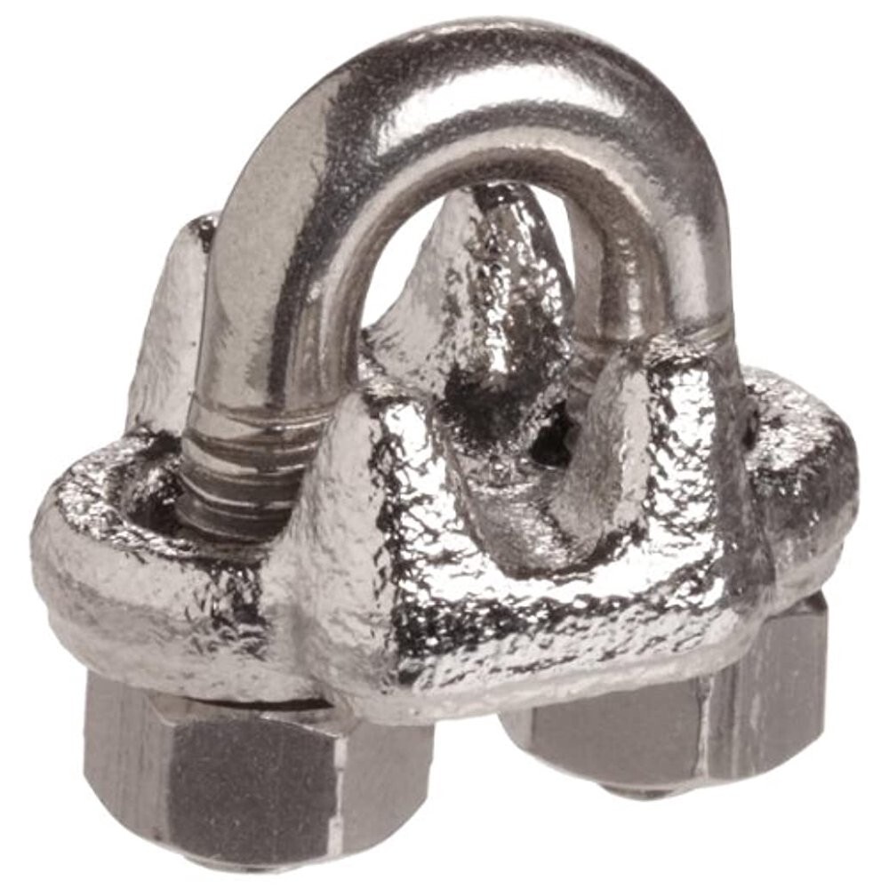 1/8" Electrogalvanized Wire Rope Clip, 60 each, Campbell T7670419