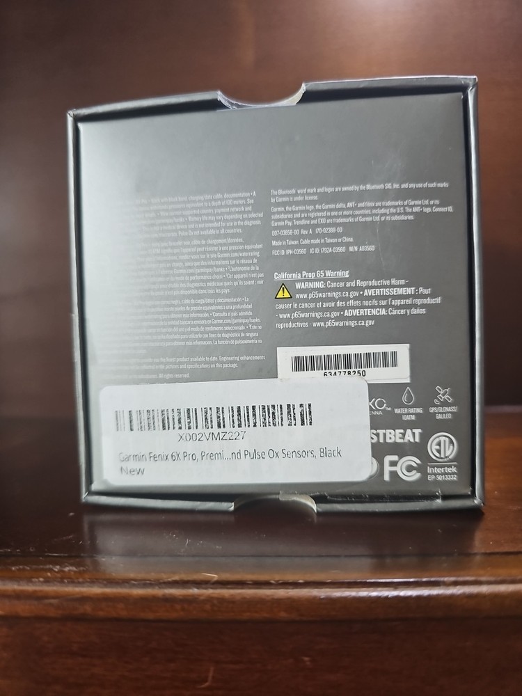 Fenix 6x Pro Box Only