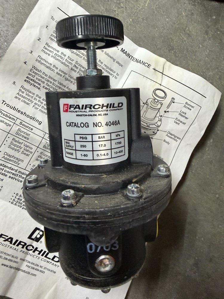 FAIRCHILD 4046A REGULATOR PNEUMATIC