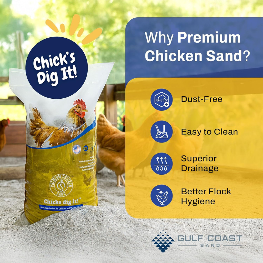 50 Lbs (4-Pack) – Dust-Free, Odor-Control Bedding for Chicken Coops, Nesting Box