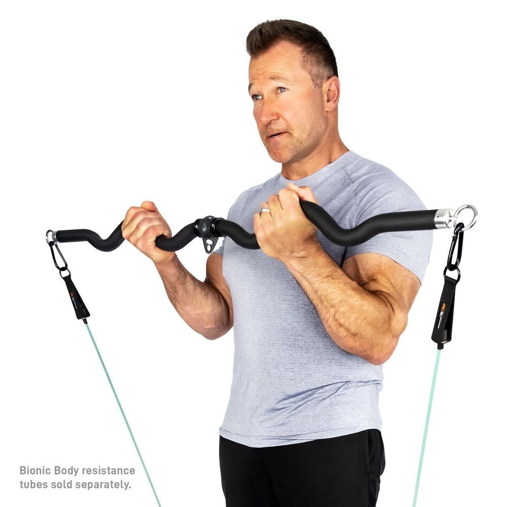 Deluxe Exercise Bar for Lats, Curls and More BBEB-7355 | Bionic Body