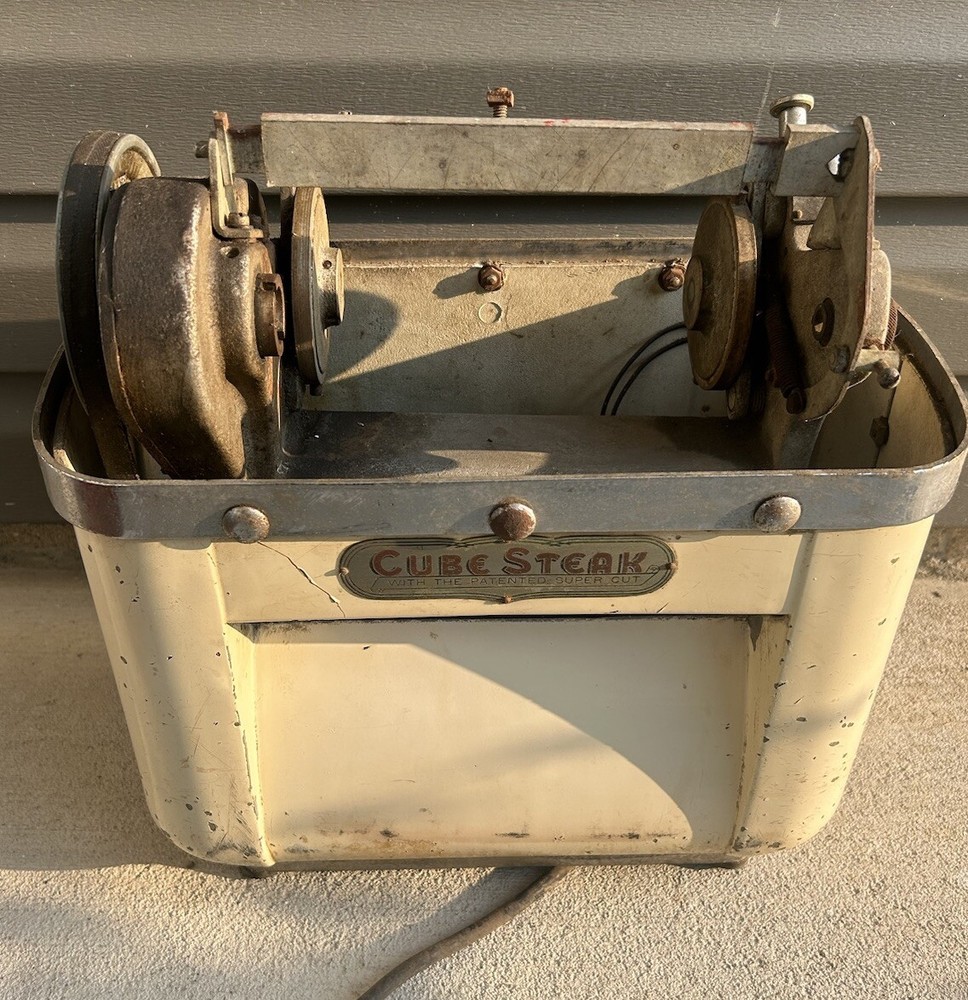 Vintage Commercial Cube Steak Machine Co. Meat Tenderizer