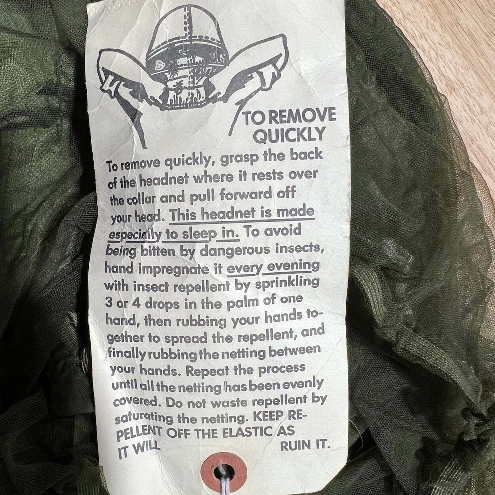 US Military Mosquito Head Net GI By Rothco
