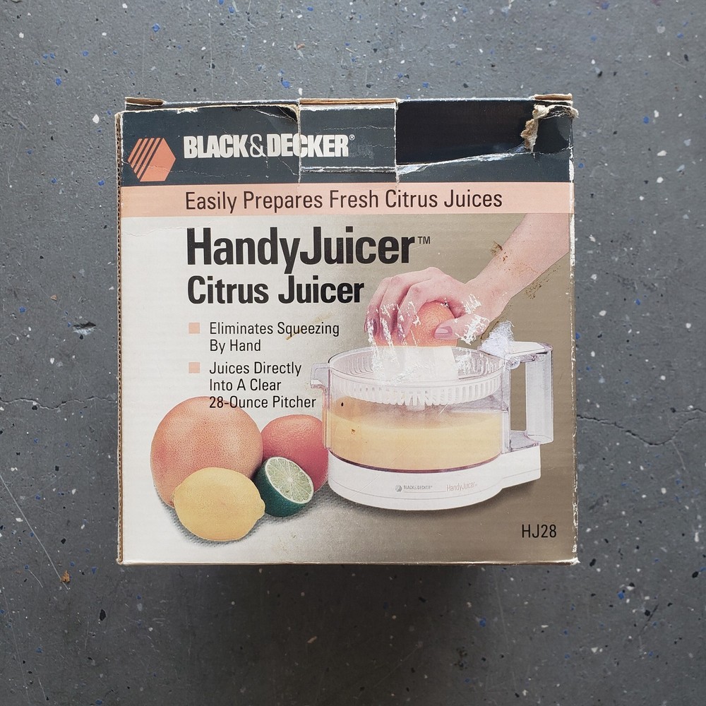Black & Decker Model HJ28 Handy Juicer, Open Box