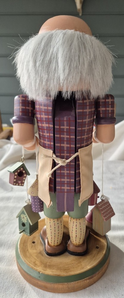 Vintage Birdhouse Maker 12 Inch Nutcracker Read