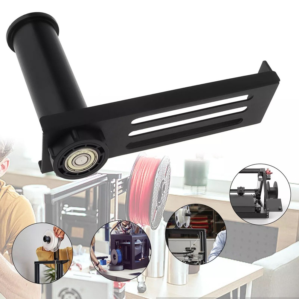 Black Rotatable 3D Printer Filament Holder Rack Bracket For Ender-3 series