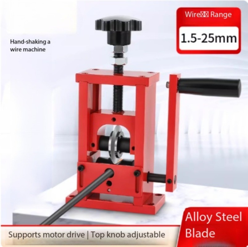 Compact Hand-Crank Wire Stripper: The Ultimate Tool for Stripping Old Cables