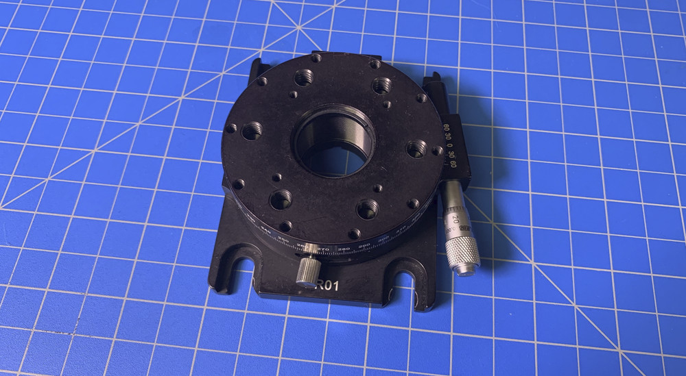 Thorlabs PR01 Translation Stage With Rotating Mounting Platform