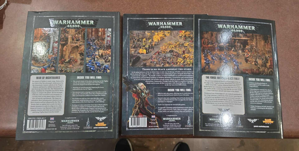 Warhammer 40,000 40k Games Workshop 8th Edition Rule Supplements