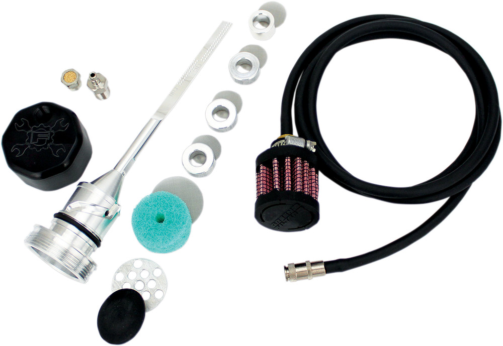 FEULING PARTS Vented Dipstick - Black - M8 Softail 3086