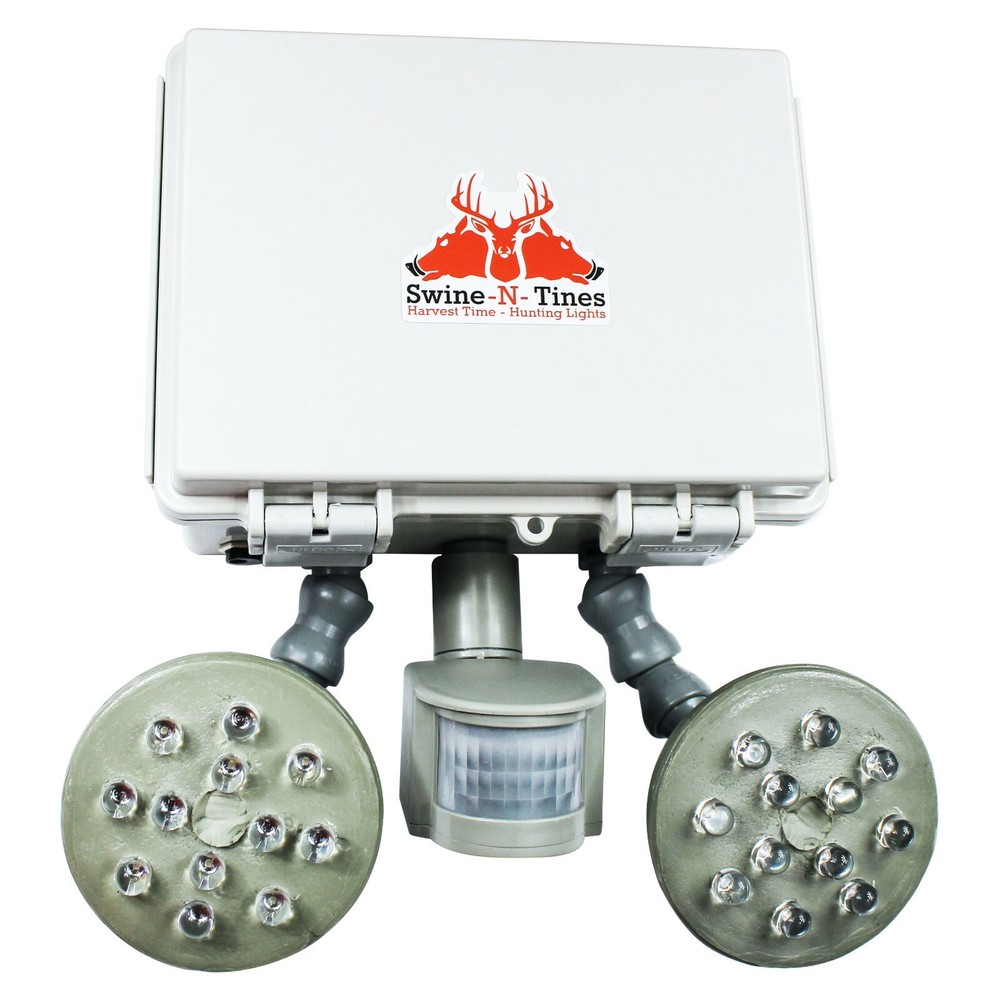 Harvest Time FEEDER LIGHT! Solar, Motion Activated, AmberGlow Hog Light--PREMIUM