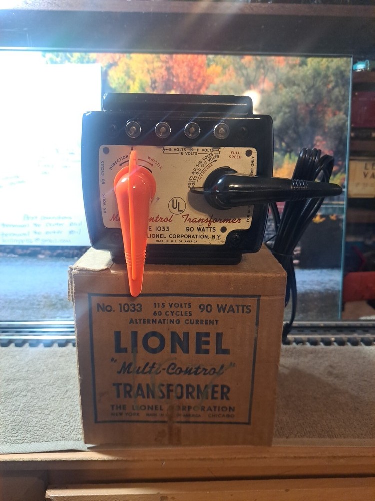 lionel 1033 90 watt transformer #91