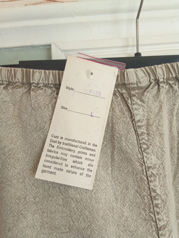 BNWT Stonewashed Trousers & Top With Embroidered Detailing Large Boho Hippy