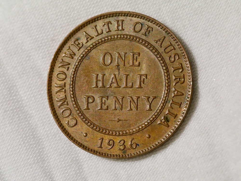 Australia  Half Penny 1936