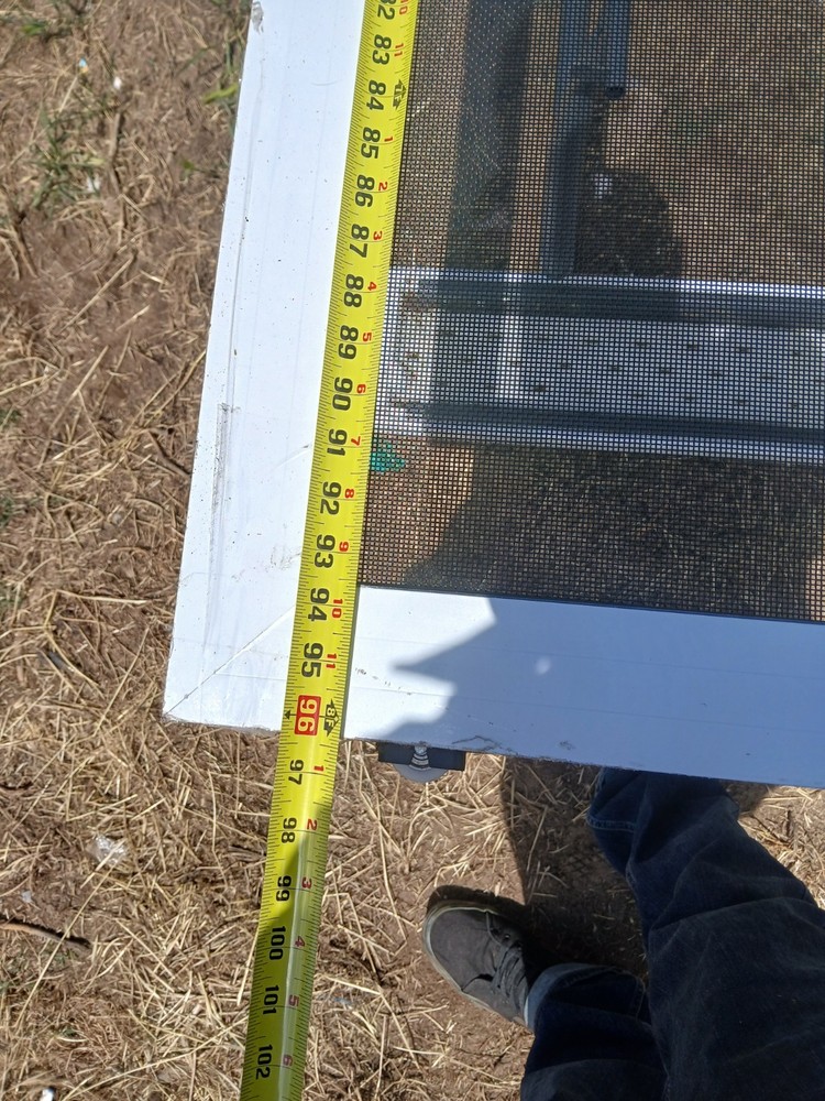 Meshtec Ultimate Patio 2 Panel Security Screen Door 96x60