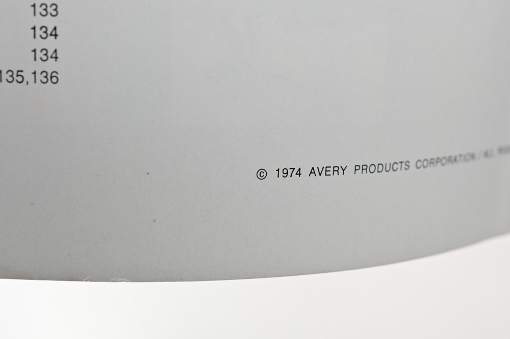 1974 Chartpak Catalog Transfer Lettering Typography Avery