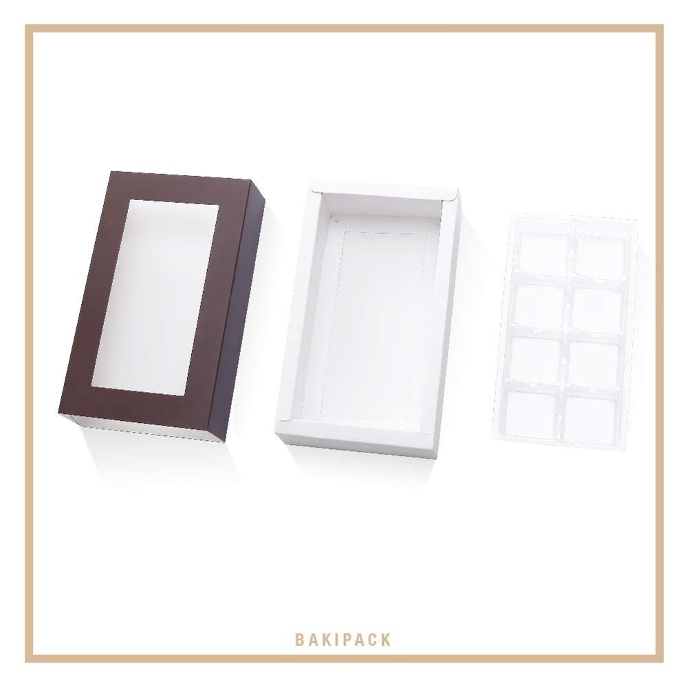 20 Truffle Box Chocolate Box Packaging Candy Boxes With 8piece Plastics Tray tr