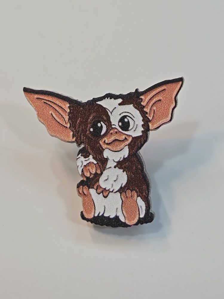 Gizmo Gremlin Lapel Pin Hard Flat Plastic