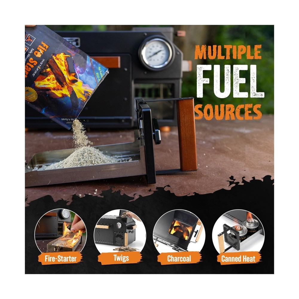 InstaFire Ember Oven (Compact, Off-Grid, Camping, Emergency)