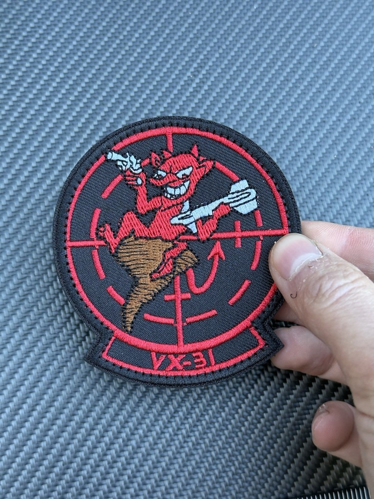 VX-31 DUST DEVILS Flight Test TOP GUN Maverick Movie Squadron Navy Jacket Patch