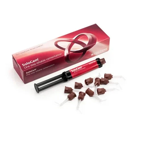 Coltene SoloCem Translucent, Dual-Cure Refill 5mL With Mixing Tip