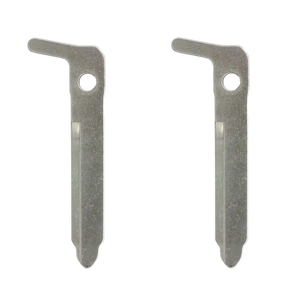 New Emergency Insert Uncut Blank Smart Remote Key Replacement for Mazda (2 Pack)