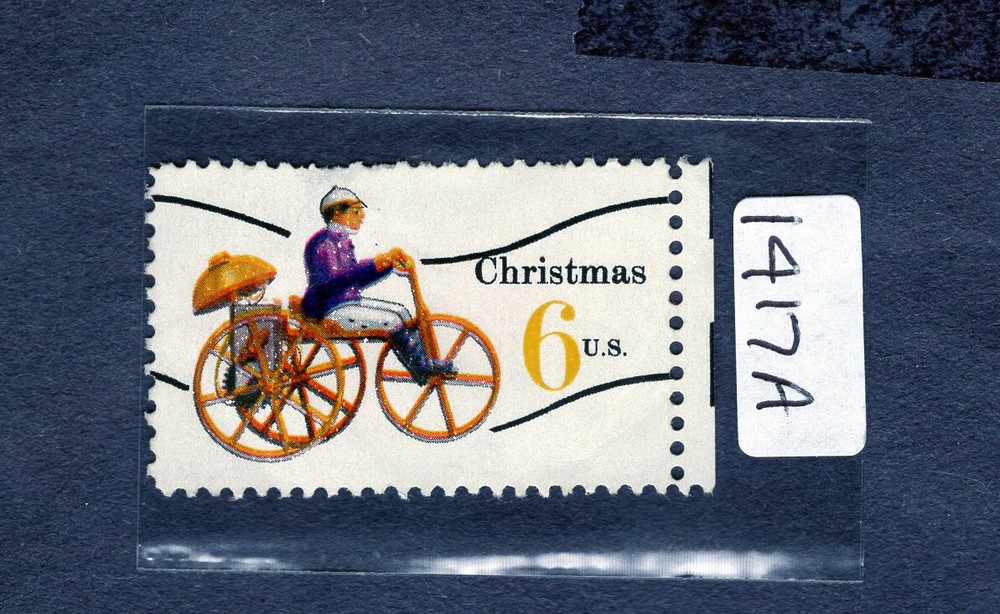 1970 Stamp #1417A Tricycle Precancel Used