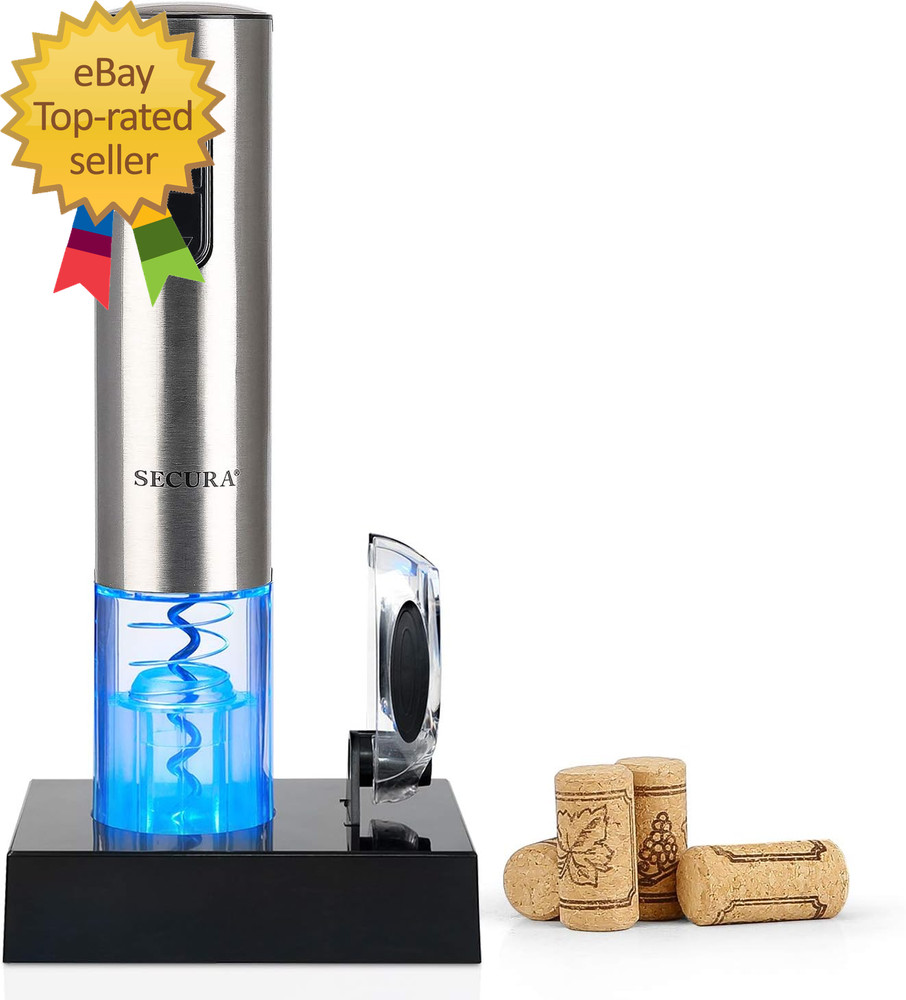Electric Wine Opener  Automatic Electric Wine Bottle Corkscrew Opener