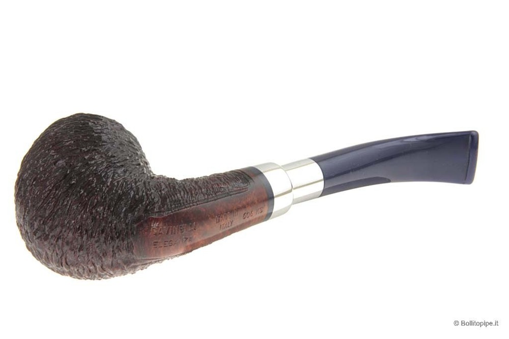 Savinelli Eleganza Rusticated 606Ks - 9mm filter