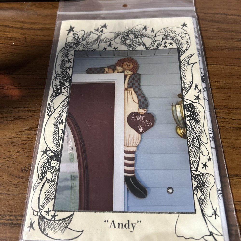 Raggedy Andy Shelf Sitter Pattern. Box C