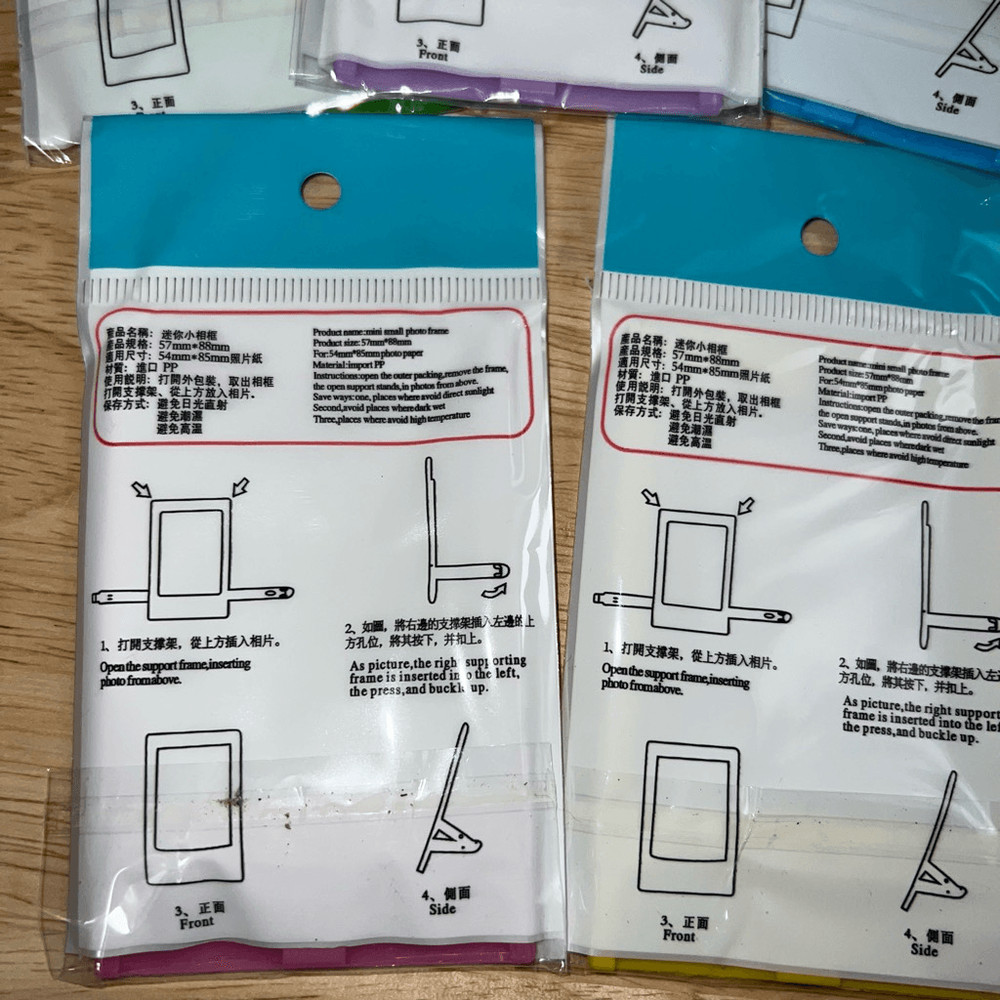Polaroid Camera Mini Bundle: Lenses and Sticker Frames - All new in packaging