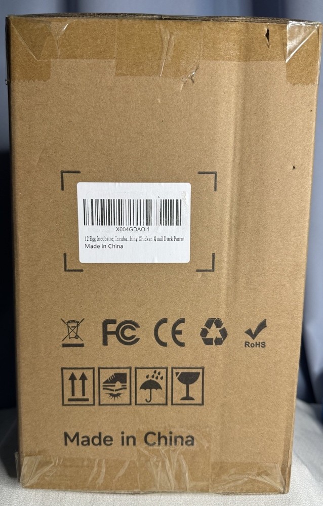 Egg Incubator with Automatic Egg Turning and Humidity Control and Temperature Co