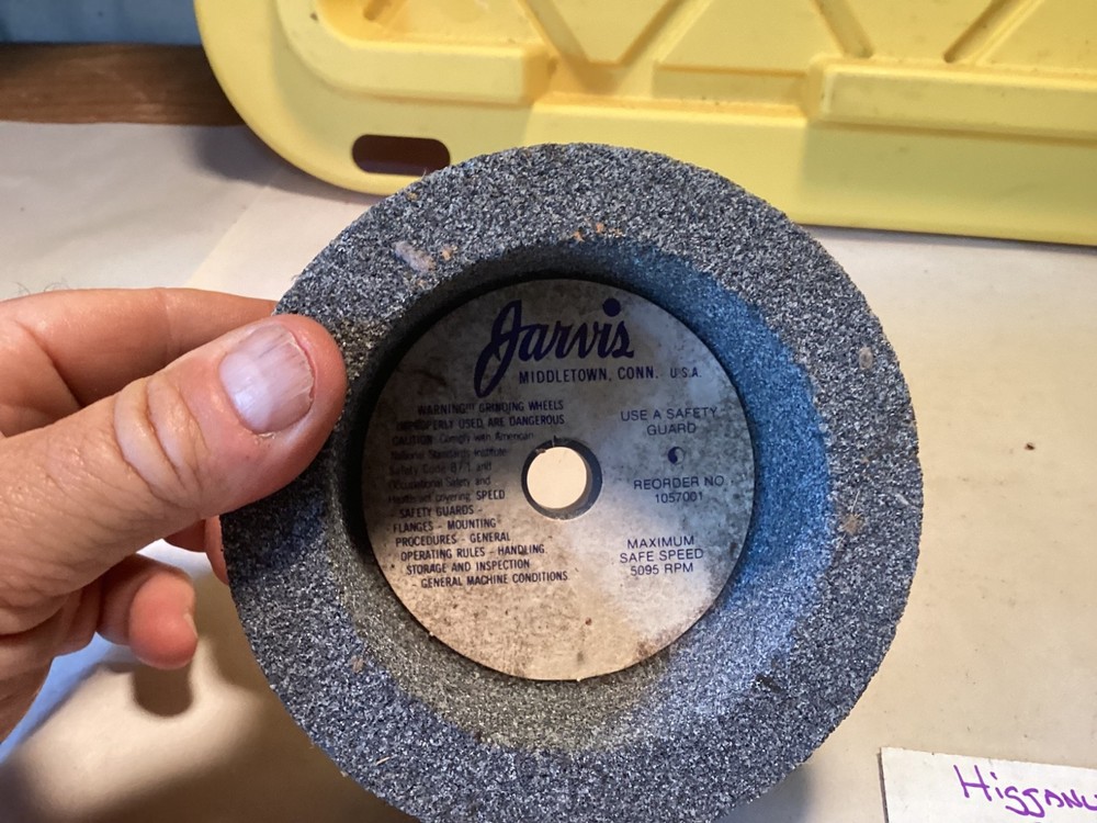 Vintage Jarvis 4.5” grinding wheel