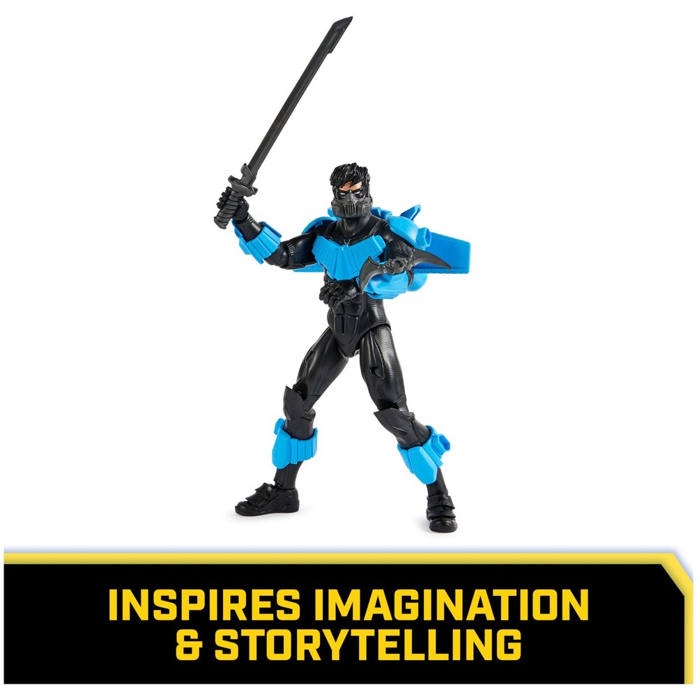 DC Comics, Batman Adventures, Nightwing Action Figure, One Size, Multicolor