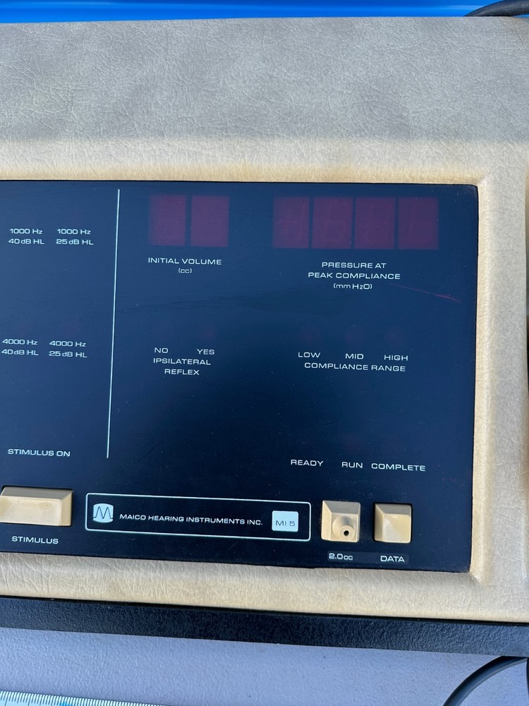 Vintage Maico Hearing Instruments Model MI5 Hearing Testing Machine