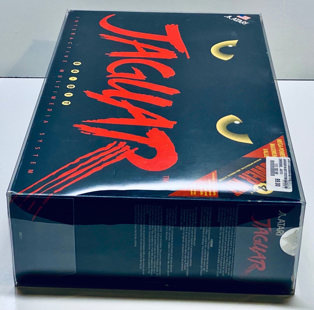 1 Console Box Protector ATARI JAGUAR Custom Made Clear Display Case .50mm PET